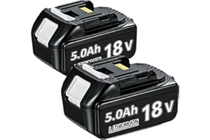 BONADGET 2X 18V 5.0Ah/5000mAh replacement battery for BL1850B BL1830B BL1860 BL1860B BL1850 BL1850B BL1830 BL1860B BL1860 BL1840B