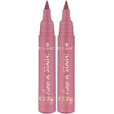 Essence Cosmetics Line N' Stain, Tattoo Lipstick, Long Lasting, Define, Tint, Intense Color, 0.15 fl oz (Pack of 2)
