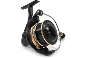 Ashconfish Mulinello da pesca, corpo in grafite, 7 + 1 in acciaio inox BB, rapporto di trasmissione 5.0:1, mulinello leggero per pesca in acqua dolce e salata, con lenza intrecciata da 109 m