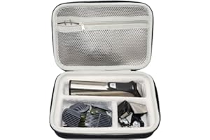 TESTEL pour PHILIPS Multigroom Séries 3000 5000 MG3740/15/MG5740/15 Tondeuse Multi-Styles EVA Dur Cas Voyage Etui Housse Sac Case by SANVSEN