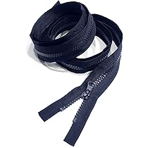 Gp 2,00€/ M, 2 Mètre Fermeture Éclair Bleu Foncé Spirale 3 MM 2 YKK