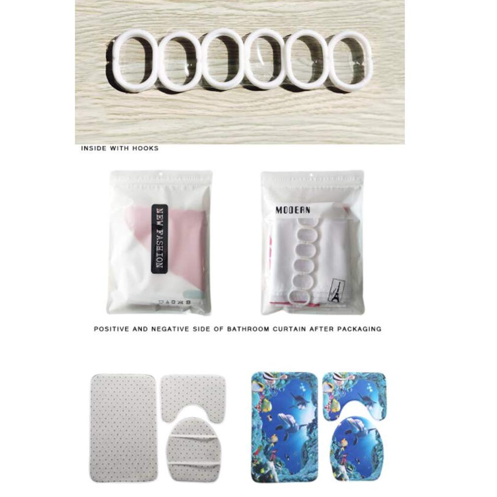 Szp Tappeto Bagno Doccia Tenda Da Bagno Combinazione Tappetino Bagno Antiscivolo Tappeto Toilette Assorbente Pavimento Tappetino Doccia Camera Mat