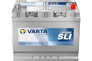 Varta Blue Dynamic E23 Batterie Voitures, 12 V 70Ah 630 Amps (En)
