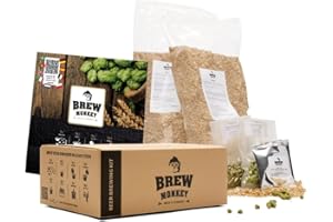 Brew Monkey Kit per Fare La Birra in Casa | Tripel Kit Ingredienti | 5 Litri | 8,2% ALC. | Kit per la Produzione di Birra | Idea Regalo per Uomo | Kit Birra