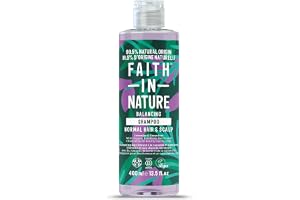 Faith In Nature naturlig lavendel pelargonia schampo, lugnande, vegansk och fri från djurförsök, utan SLS eller parabener, fö