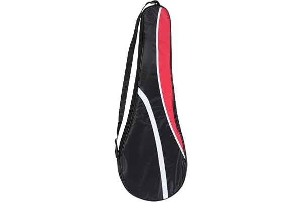 Toyvian Raquette Badminton en Oxford Léger Et Résistant avec Bandoulière Réglable - Pochette De Rangement Pratique pour Sport Et Loisirs 27.56X9.45X0.79 Pouces