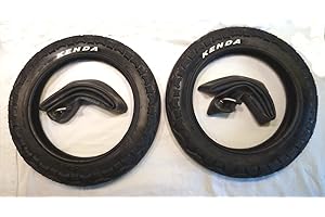 12 Zoll Kinderwagen Reifen Set 2x Reifen 62-203 + 2x CBK-MS Schlauch 12 1/2 x 2 1/4 45° Winkel Autoventil