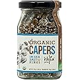 Ishka Farms Organic Capers in Sea Salt Fines - 130g, [11-13mm] Perfect in Marinade, Unique Chutneys & Salty Snack (Kair, Ker, Keir)