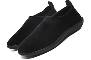 EAGSOUNI Zapatillas de Estar Invierno Hombre Mujer Pantuflas de algodón con Cálido Comodidad Antideslizantes Suave Memoria Mocasín Pantuflas