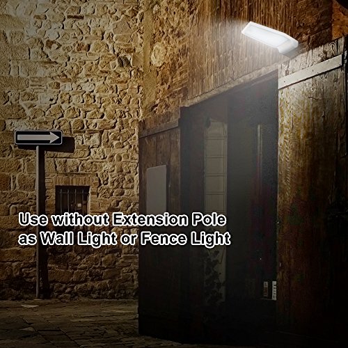InnoGear 36 LED Solarleuchten Solar Licht Sicherheitslicht Dachrinne Lampe Bewegung aktiviert Sensor Sicherheitsbeleuchtung Außenwandleuchten Außenlampen Aussenleuchten,2pcs - 3