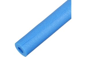 M METERXITY Pipe Insulation Tube, 17 x 2.4(L x OD) Foam Pipe Covers, Pre-Slit Clamp for Padding/Bumper Corner Edge Protection/Handle Water Pipes [Blue]