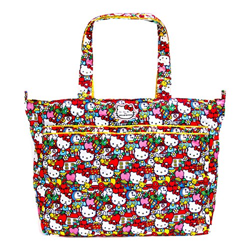 Ju Ju Be Hello Kitty Zippered Tote Diaper Bag Super Be