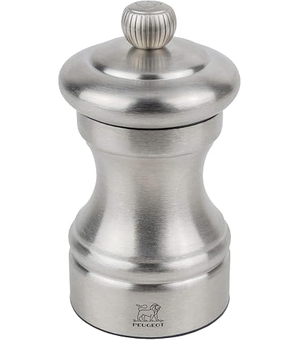 Macinino Da Pepe Peugeot Bistro In Legno D'ulivo 10 Cm | Mulino Manuale Con Macinatura Regolabile (38212)