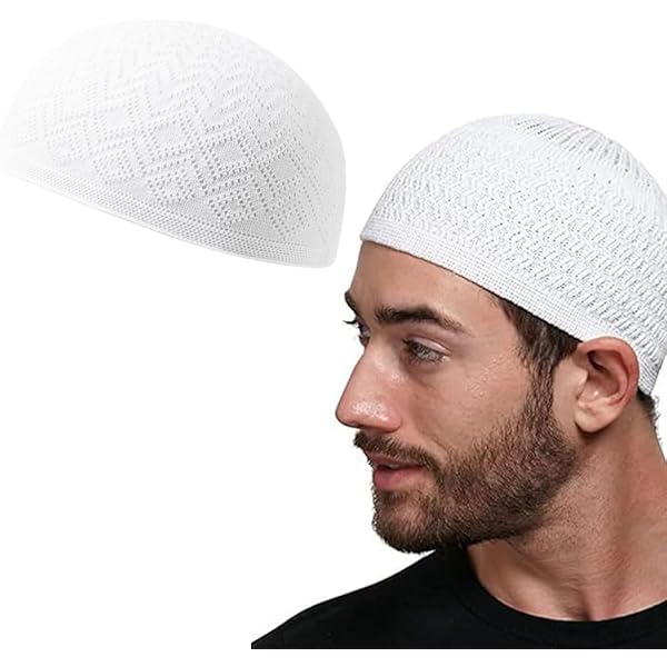 Regalo Eid Cappello Kufi Turco Musulmano Uomo Berretto Islamico