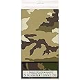 Military Camouflage Rectangular Plastic Table Cover (137cm x 213cm) 1 Piece - Perfect for Outdoor Gatherings & Theme Parties, 54" x 84"