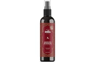 EARTHLY BODY MKS eco X, Original Scent - 10 fl oz - Leave-In Treatment & Detangler - Moroccan Argan Oil, Hemp Seed Oil - Vegan & Cruelty Free