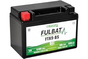 FULBAT BATTERIE MOTO FULBAT GEL FTX9-BS / YTX9-BS 12V 8,4AH 135A