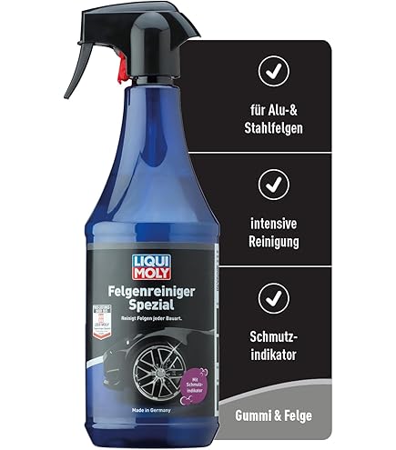 Rim Care Set: Sonax FelgenBeast Special Edition (500 Ml) Premium Rim Cleaner Ceramic Quick Detailer Accessories - For Gentle & Thorough Cleaning For Alloy Wheels And Steel Rims | 5 Pieces