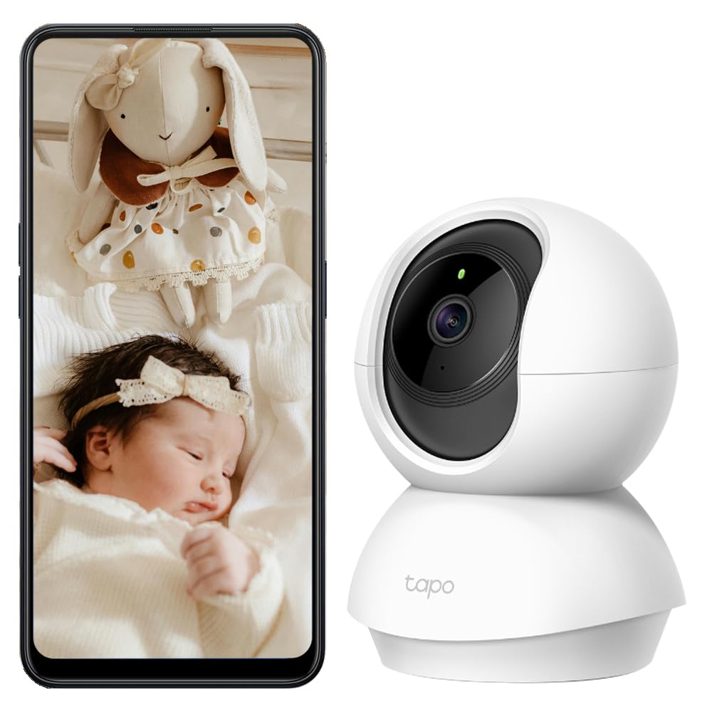Tapo TP-Link C200 360° 2MP 1080p Full HD Pan/Tilt Home Security Wi-Fi Smart Camera| Alexa Enabled| 2-Way Audio| Night Vision|