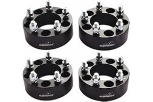 GAsupply 5x4.5 Wheel Spacers 2 inch, 4pcs 5x114.3 Wheel Spacers 50mm Thick 82.5mm Hub Bore 1/2-20 Studs, Compatible with Ford Explorer Mustang Falcon Ranger and More.