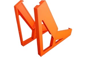 KOPEME SMB Acid Console Desktop Stand for 2 Behringer TD-3 & RD-6 Synthesizers, Neon Orange, 15° and 60° Angles