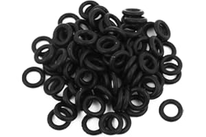 UXCELL sourcing map Nitrilo Goma Juntas Tóricas, 9mm OD 5mm ID 2mm Ancho, Métrico Sellado Junta, Paquete de 86
