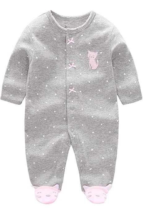 Süße Baby-Strampler Für Jungen & Mädchen - Kurzarm Bodysuit Mit Cartoon-Motiv Für Den Sommer