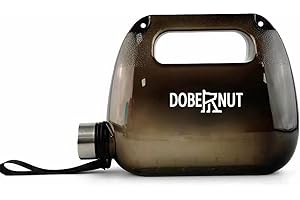 DOBERNUT Water Bottle with Strap - 1.5L Water Container for Dog Walking/Training - Eco-Friendly Hiking, Camping Survival Equipment – Leakproof Water Carrier for Pets, Kids, Adults