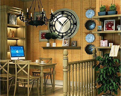 CNMDGBWY Simulation Straw Woven Bamboo Curtain Convex Wall Paper Nostalgia Retro Restaurant Tea Papel De Parede 3D Wallpaper