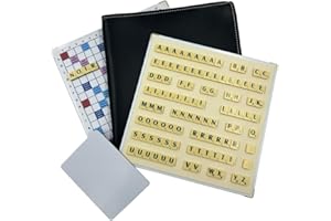 LA BOUTIQUE DU SCRABBLEUR Jeu de Scrabble de Voyage magnétique Pochette Standard Officiel de la fédération française de Scrabble Duplicate Made in France idéal pour Les scrabbleurs de la Famille