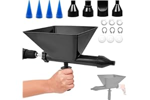 LOMHYVE Jointoyeuse Pistolet Joint avec 8 Embouts,Pistolet Ciment Électrique,Pistolets à Calfeutrer Portables, pour Portes, FenêTres, MaçOnnerie,Calfeutrage De Sol