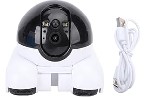 Ejoyous Telecamera Robot per Animali Domestici, Doppia Lente, 1080P, App per Guardare Immagini, Batteria da 5200 MAh, Telecomando, Interazione Bidirezionale, Funzione con un