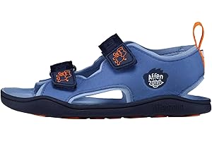Affenzahn Sandale Vegan Airy mit Klettverschluss rutschfest Flexibel Luftig Leicht für den Sommer, Größe 21-32