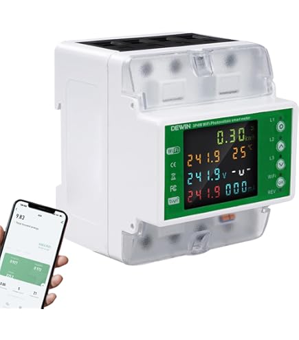 Stroommeter 3 fasen, wifi slimme stroommeter, Wifi digitale stroommeter, 80A 220V AC slim meter, bescherming tegen stroomuitval, oververhitting, onderspanning, overstroom, overbelasting, enz Stroommeter 3 fasen, wifi slimme stroommeter, Wifi digitale stroommeter, 80A 220V AC slim meter, bescherming tegen stroomuitval, oververhitting, onderspanning, overstroom, overbelasting, enz