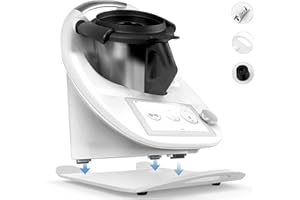 bonna Tavola scorrevole per Bimby TM6, TM5, Bimby con metallo composito premium – (bianco)