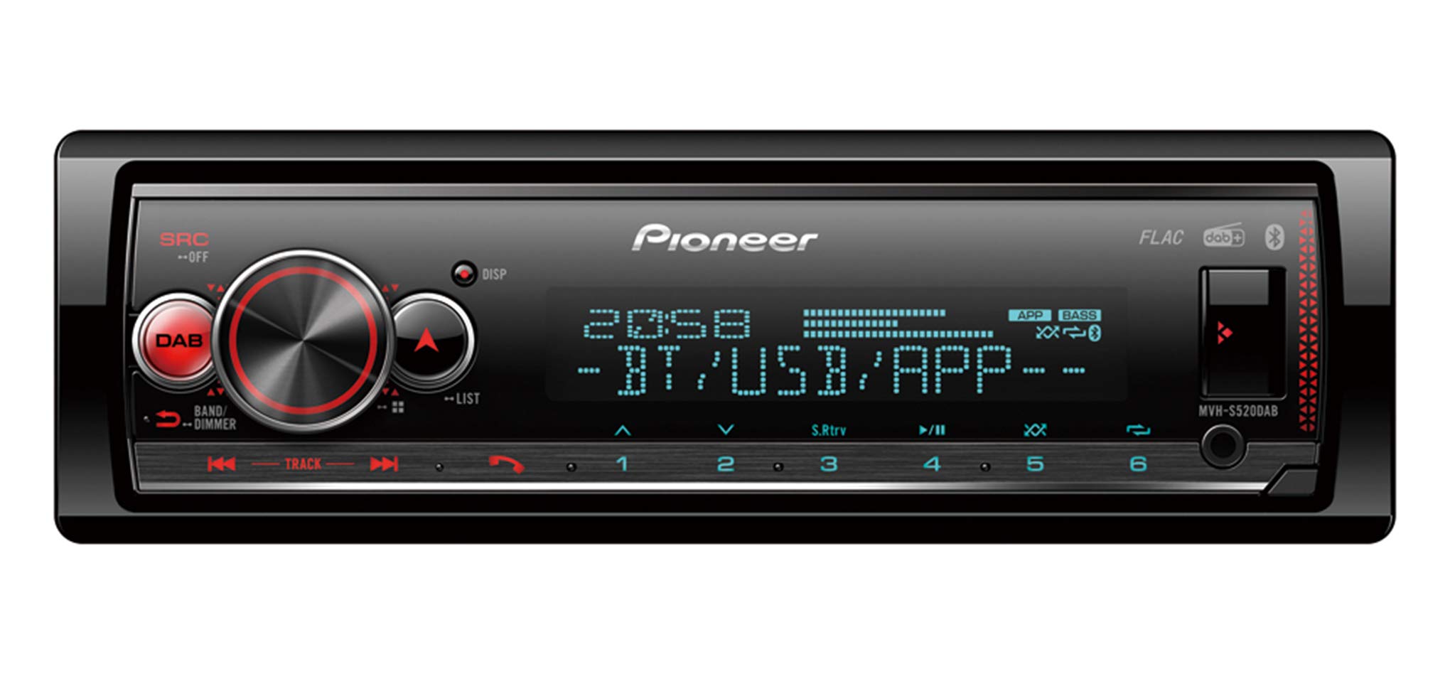 Pioneer-MVH-S520DAB-Autoradio