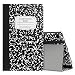 Produktbild MoKo Hülle für All-New Amazon Fire HD 8 Tablet (7th & 8th Generation - 2017 & 2018 Modell) - Kunstleder Ständer Schutzhülle Smart Cover mit Stift-Schleife, Notizbuch Schwarz