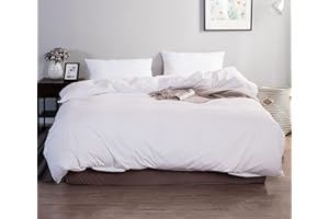 STODOMED Nässeschutz Bettdeckenbezug Baumwolle Inkontinenzmittel Schutzbezug Bettdecke wasserdichte Atmungsaktiv mit Reißverschluss Bettdecke waschbar (Weiß, 240x220cm)