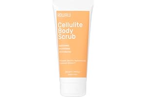 ROWALU | Scrub Corpo Esfoliante Delicato per Peli Incarniti e Cellule Morte | Idratante, Anticellulite e Rassodante | 220mL