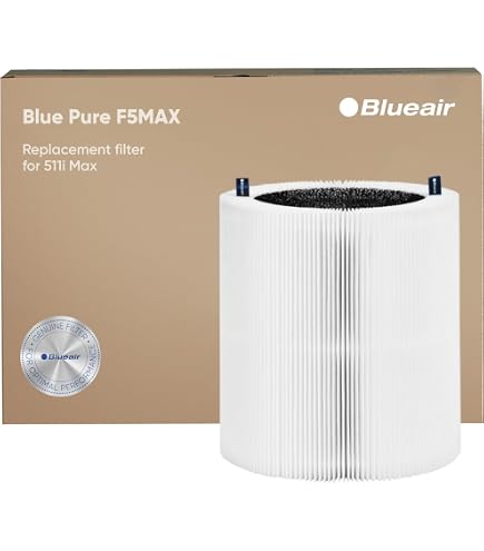 Blue Pure 411 - Filtri di ricambio per purificatore d'aria Blueair Blue Pure 4411, 411+, 411 auto e mini, include 2 particelle e 2 carboni attivi