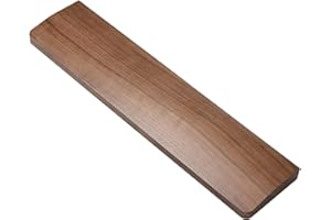 Kaizuca 104 Touches（44cm) Premium Repose-Poignets enBois Solide, Antidérapant et Ergonomique en Bois de Noyer Noir, Set Pour le Bureau et Les Jeux Repose-Poignets Pour Soulager La Douleur