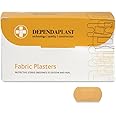 Dependaplast Advanced Fabric Plasters - Water-Repellent, Flexible, Super-Sticky Low-Allergy Adhesive, Breathable & Comfortable for All-Day Wear, 4cm x 2cm, Box of 100