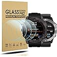 Diruite 4-Pack for Garmin Fenix 6X Tempered Glass Screen Protector for Garmin 6X Pro/6X Pro Solar/6X Smart Watch[9H Hardness] [Anti-Scratch]