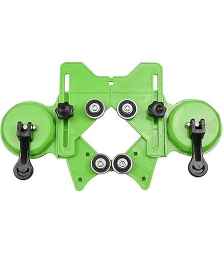 Guida Perforatrice Per Piastrelle E Vetro - Con Ventosa Regolabile | Per Fori Da 4 A 83mm | Ideale Per Marmo E Ceramica