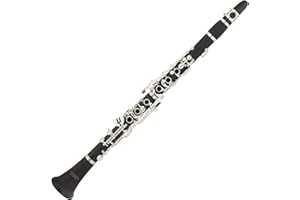 Classic Cantabile CLK-20 Kunststoff Klarinette (deutsche Giffweise, 20 Klappen, 6 Ringe, Ebonit Korpus, inkl. Koffer und Putztuch)