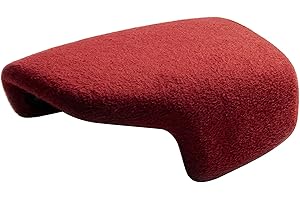 Alfanxi Gear Shift Knob Cover for Alcantara Material Trim for Audi A4 B9 A5 Q5 Q5L A6 Q7 S4 S5 SQ5 (Red)