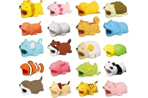 WVU & WVO 20 unidades de protección de cable de animales, cable de carga, protección contra roturas de cables, de silicona, para evitar roturas, adecuado para la mayoría de las líneas de datos de teléfonos