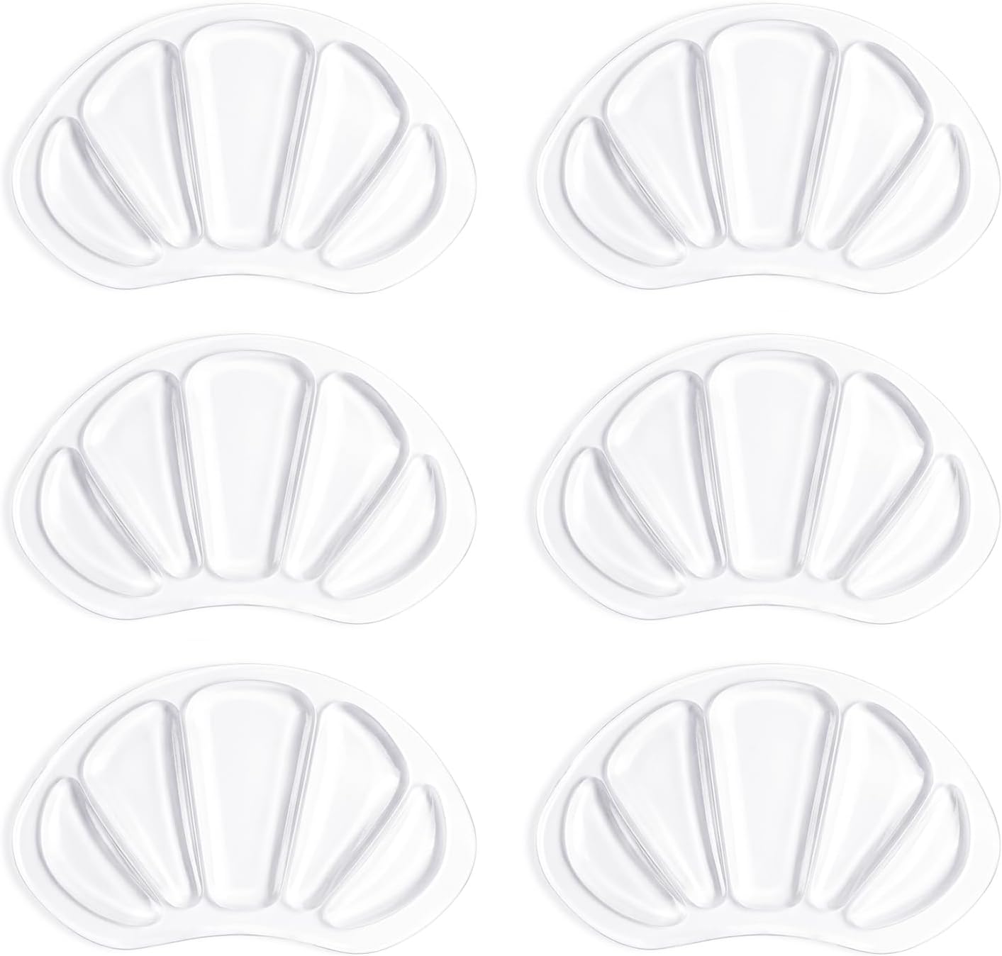 Kronwahl 3 PARES de taloneras de gel para zapatos, almohadillas autoadhesivas para talones, transparentes e invisibles, protector de talon, plantillas antideslizantes contra rozaduras y ampollas