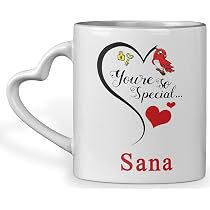 Buy MM9E You are So Special Sana Heart Handle Mug, I Love You Sana ...