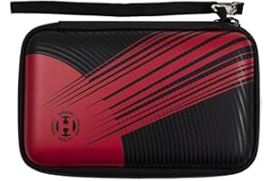 Harrows Fire Blaze Pro Étui portefeuille pour 6 fléchettes Rouge